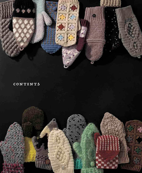Crocheted mittens that allow you to expose your fingertips - Japanese Craft Book