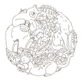 Eriy World Literature Open the Door to Imagination Coloring Book - Japanese Craft Book