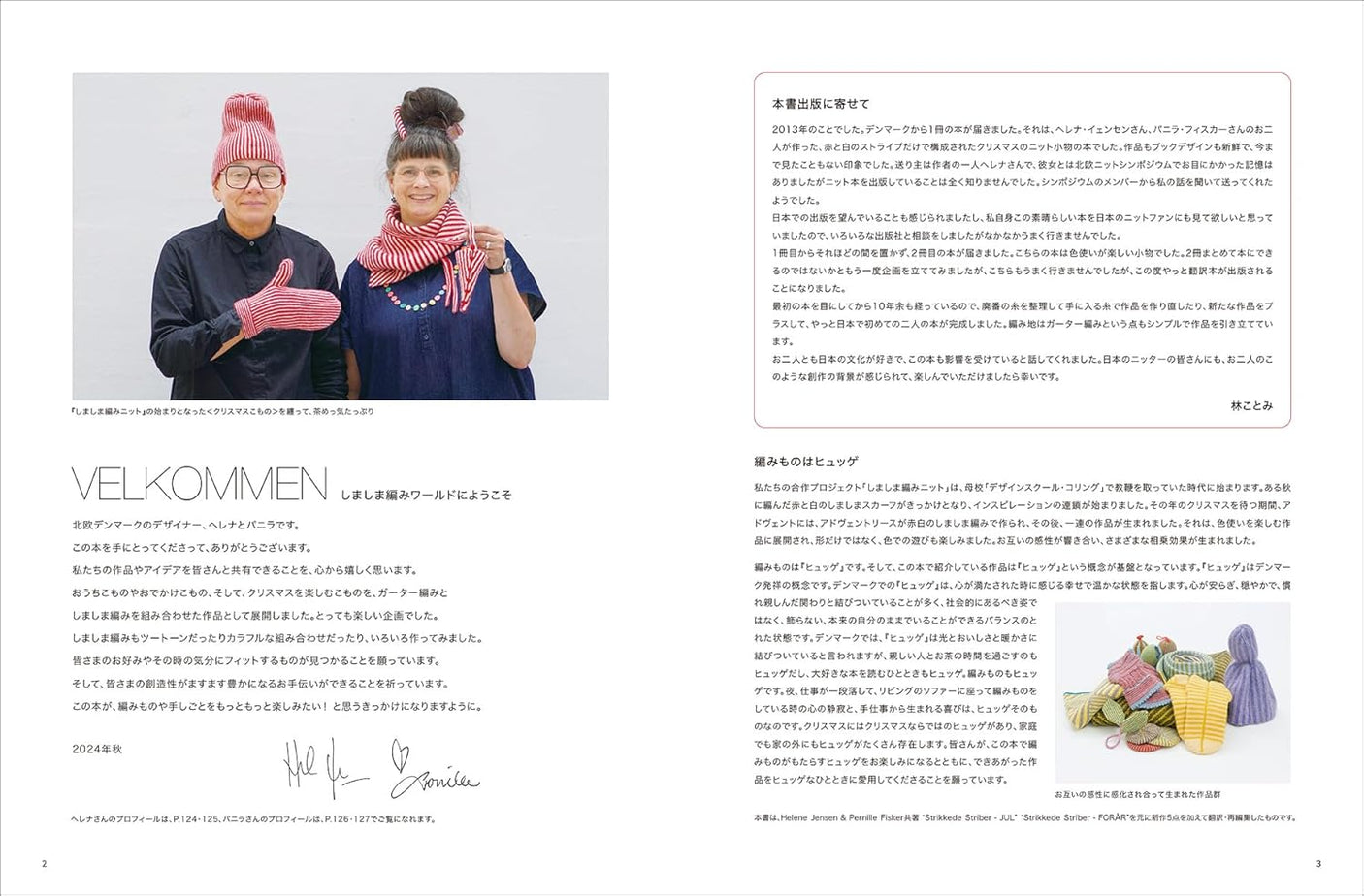 Helena & Panilla's striped knitwear from Denmark: from ornaments and tea cosies to hats, blankets and mittens Japanese Craft Book