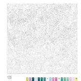 A healing puzzle coloring book that resets your mind and gently stimulates your brain: A Rondo of Flowers and Animals.  Japanese Craft Book