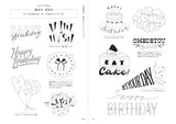 Hand lettering - cute hand-drawn letters that can be easily drawn with a regular pen - Japanese Craft Book