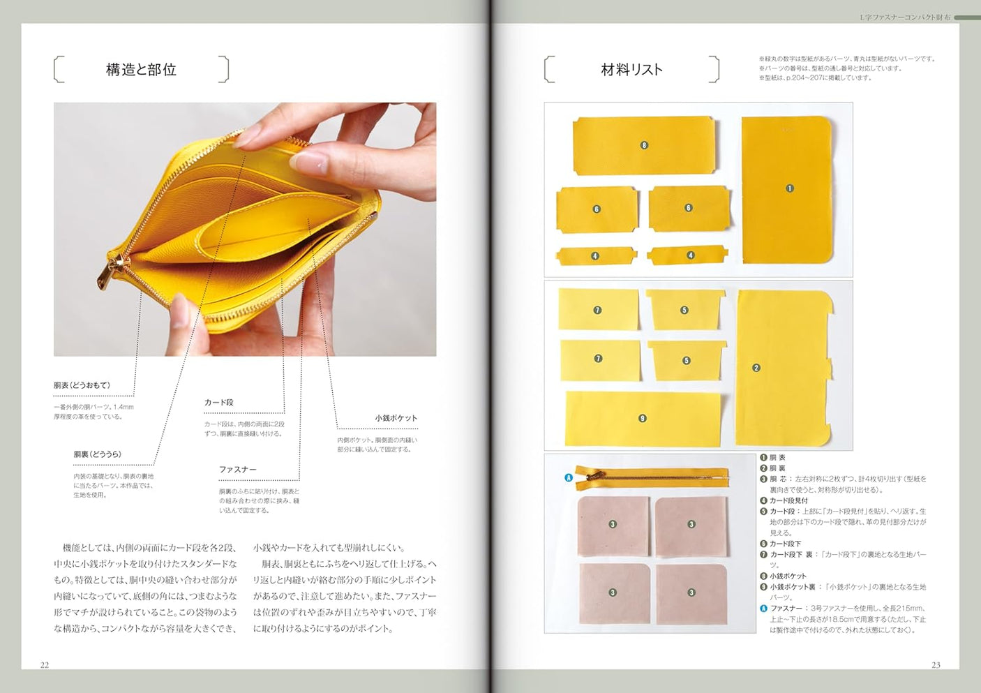 A top sample craftsman teaches you how to make a genuine ladies' wallet - Japanese Craft Book