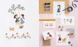 Nostalgic childhood with cross stitch - Japanese Craft Book