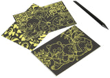 Adult scratch art that heals the heart, sparkling panda mini Japanese Craft Book scratch art