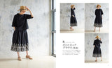 Clothes that make me flutter Mikiko Saito S M L 2L 3L size one piece blouse coat - Japanese Craft Book