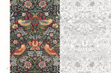 William Morris's Postcard Colouring Book - Delicate and elegant designs based on the natural world Japanese Coloring Book
