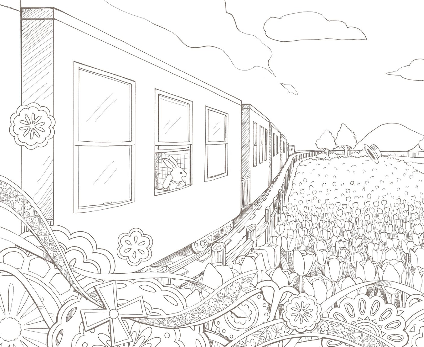 Traveling Animal Orchestra: A Heart-Pounding Coloring Book Series - Japanese Craft Book