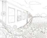 Traveling Animal Orchestra: A Heart-Pounding Coloring Book Series - Japanese Craft Book