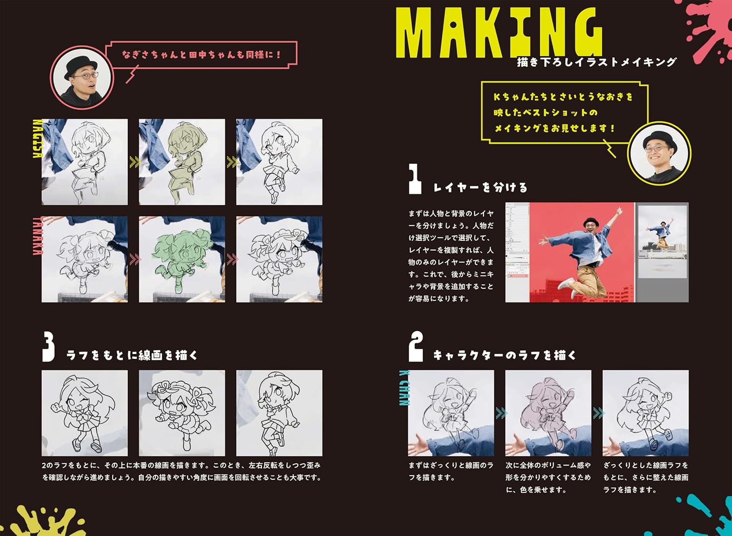 Naokiページです。 Naoki Saito's drawing is a gift - Japanese Craft Book – Japanese