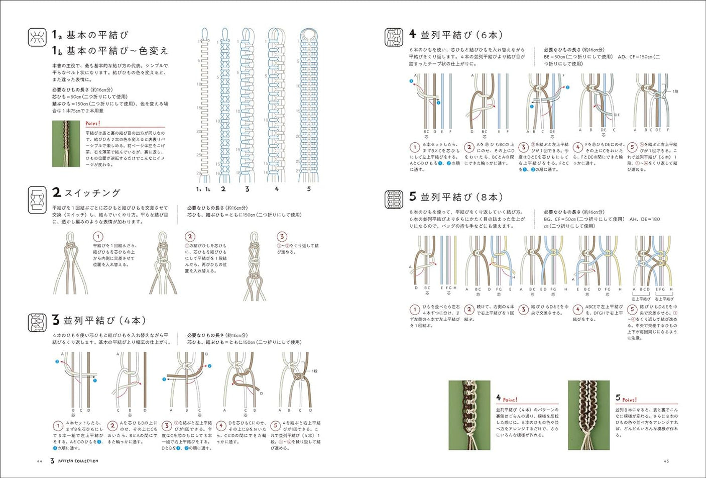 Become good at macrame with the basic flat knot: You can tie and make properly with this one book Japanese Craft Book