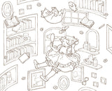 Alice and Dinah's Adventures in Wonderland: A Heart-Pounding Coloring Book Series - Japanese Craft Book