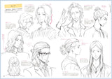 250 hairstyles for drawing attractive characters - men's edition - (Genkosha MOOK) Japanese Craft Book