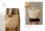 Eco-Friendly Basket Bag Japanese Craft Book Marche bag clutch bag Andarya No 23 thread summer bag poach pochette - Japanese Craft Book