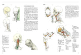 Anatomia drawing a moving human body Japanese Craft Book
