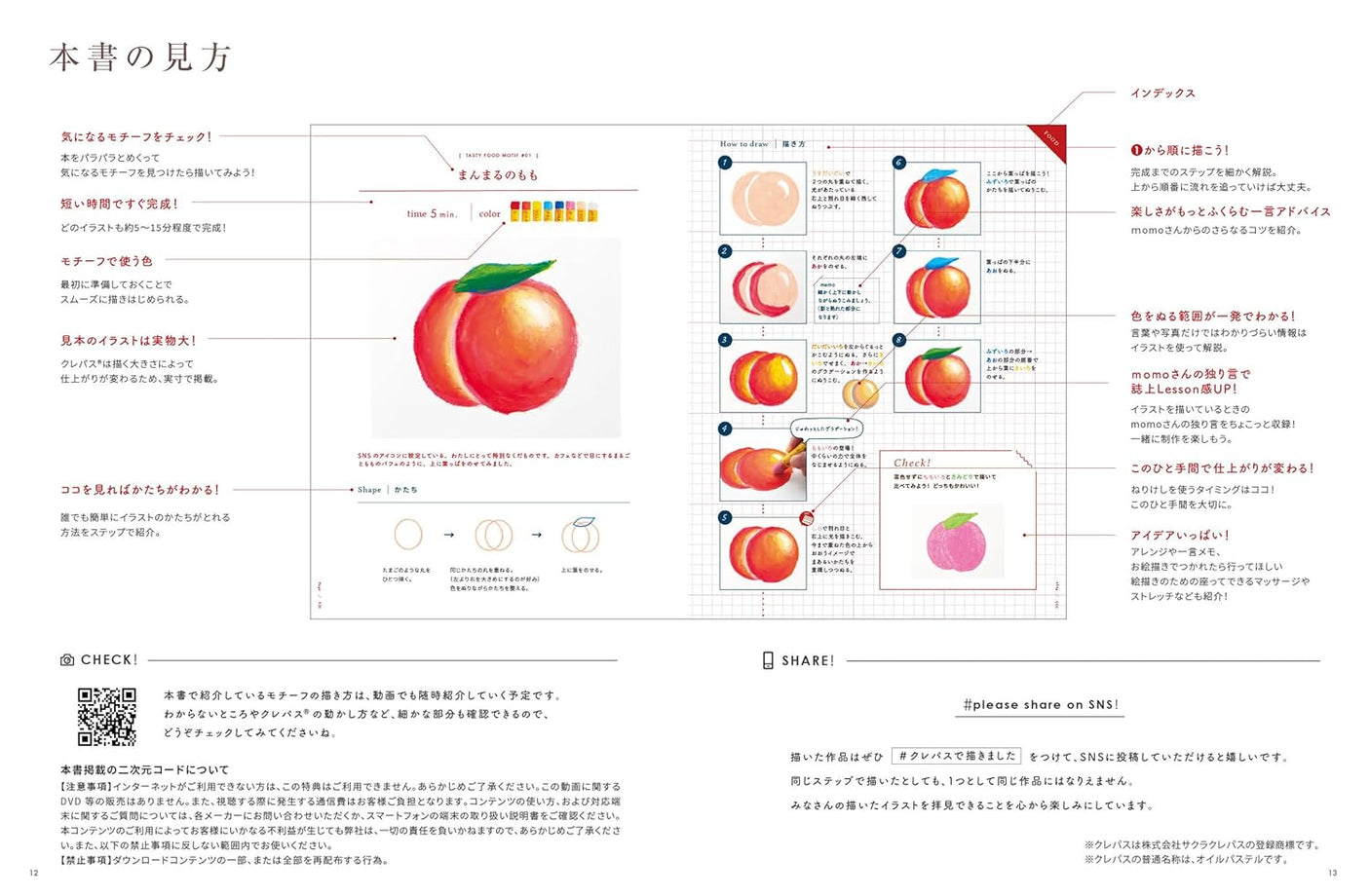 Delicious! Illustration lesson - Japanese Craft Book