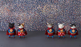 A tiny cat army made of needle-felted wool - Japanese Craft Book@