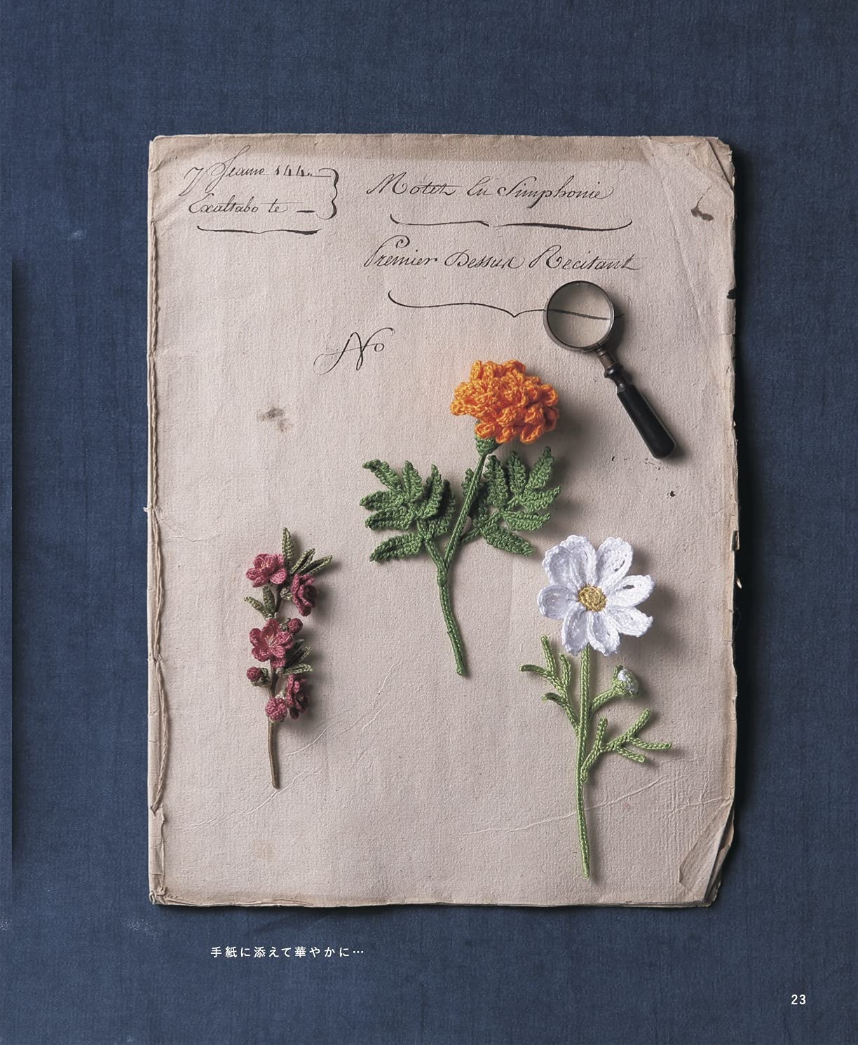 Crochet with Embroidery Threads A Beautiful Book of Flowers