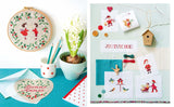 Nostalgic childhood with cross stitch - Japanese Craft Book