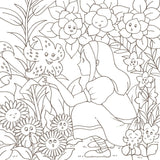 Eriy World Literature Open the Door to Imagination Coloring Book - Japanese Craft Book