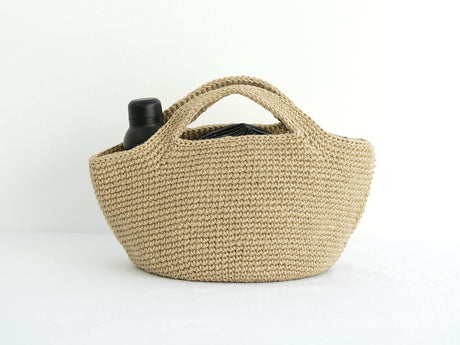 bag knitted with linen thread Japanese Craft Book