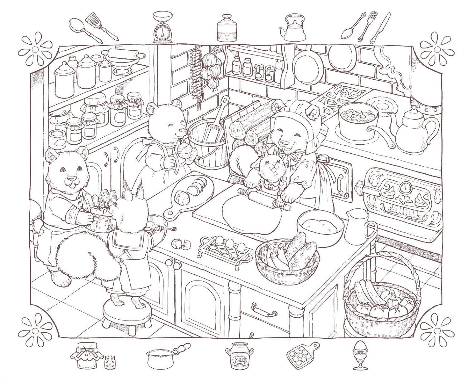 Friendly Squirrels and the Residents of Antique Town