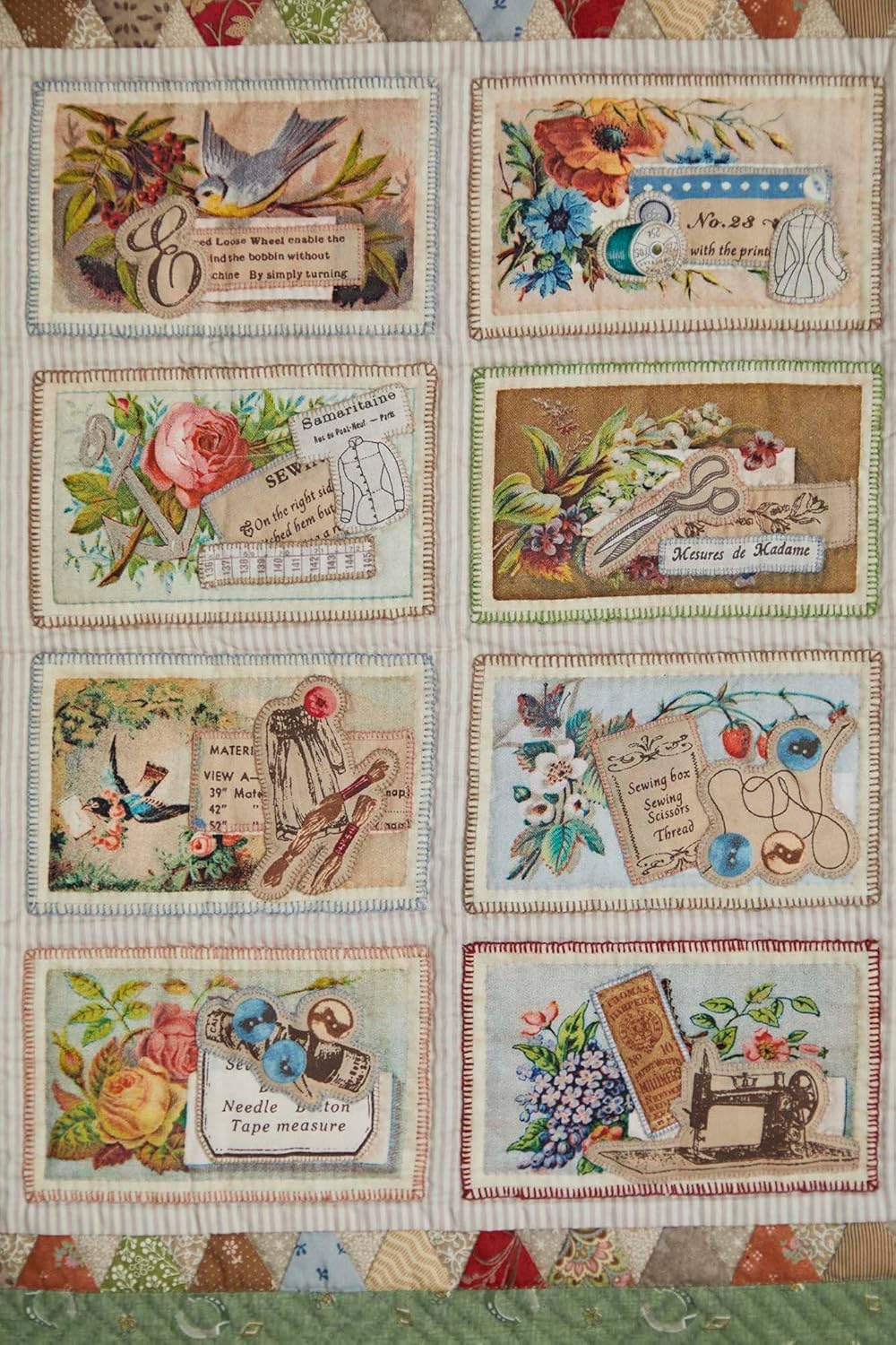 Sanae Kono's daily quilts and bags for enjoying your 70s Japanese
