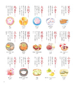 Japanese sweets coloring book - Japanese Coloring Book