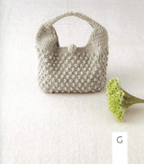 A book about bags you want to knit in winter: stick needle knitting and crochet - Japanese Craft Book