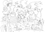 Coloring Book: Mr. Stoop and the Colorful Season - Japanese Craft Book