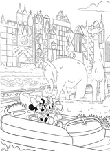 Disneyland Park coloring book Japanese Coloring Book