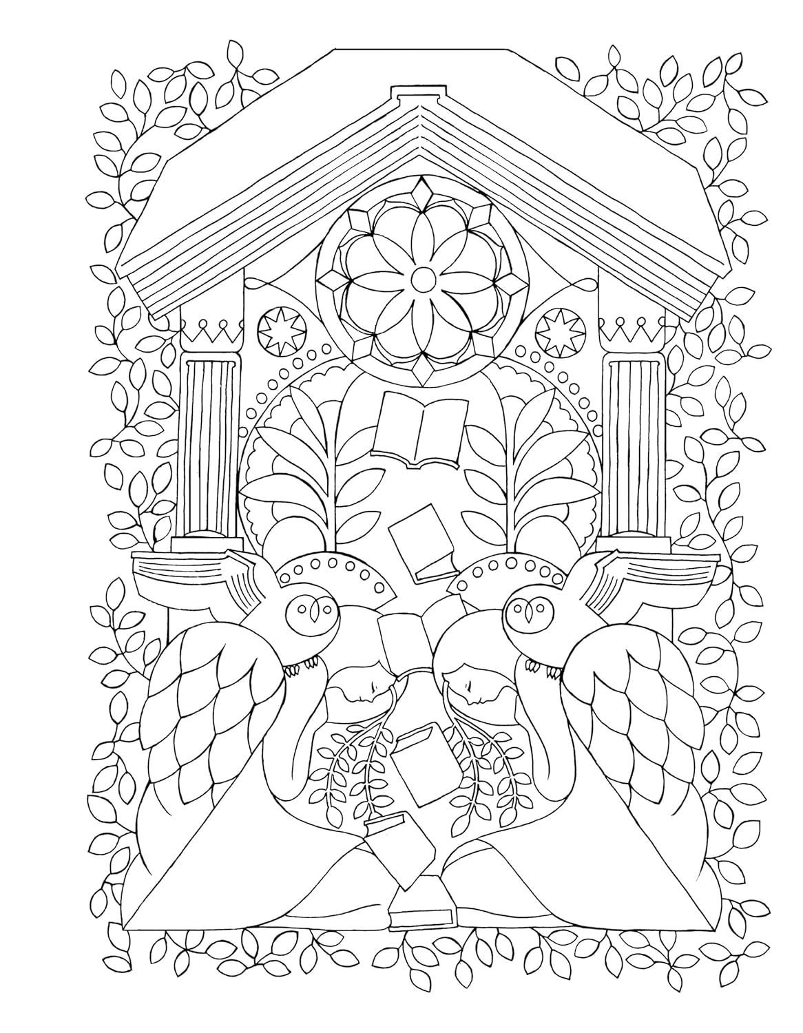 Temple in Me Coloring Book of Loving Yourself: The Elemental World