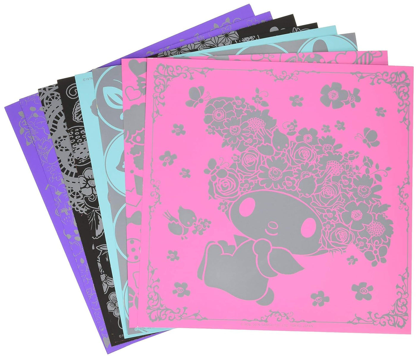 My Melody World Japan scratch art book - Japanese Craft Book