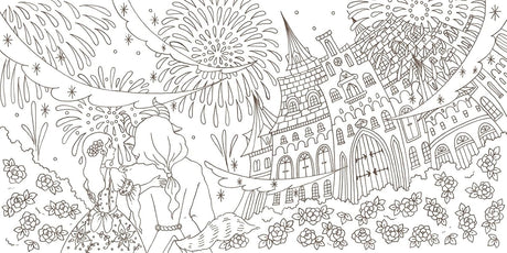 Eriy World Literature Open the Door to Imagination Coloring Book - Japanese Craft Book