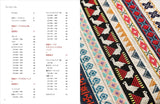 Quick and easy cross stitching with large grids: Embroidered bags and accessories made with continuous patterns Japanese Craft Book