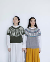 No seams, knit from the neck, top-down knit - Japanese Craft Book