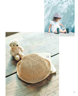 Crocheted summer hat for children using Eco Andaria yarn Japanese Craft Book