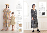 Family clothing made by Liberty Fabrics Women S M L Men M L LL kids 100 110 120cm size - Japanese Craft Book