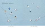 Small birds embroidery by Seibundo embroidery stitch - Japanese Craft Book^