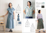 Family clothing made by Liberty Fabrics Women S M L Men M L LL kids 100 110 120cm size - Japanese Craft Book