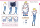 A thorough explanation of the entire process from roughing to painting! A class on how to draw "wrinkles on clothes"- Japanese Craft Book
