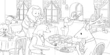Coloring Book: The Bear's Delicious Restaurant (Hospitality Through the Seasons) The coloring book - GINO the bear, a wonderful chef - Adult Japanese coloring book