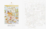 Stella Village's Cute Animals Coloring Book - Japanese Craft Book