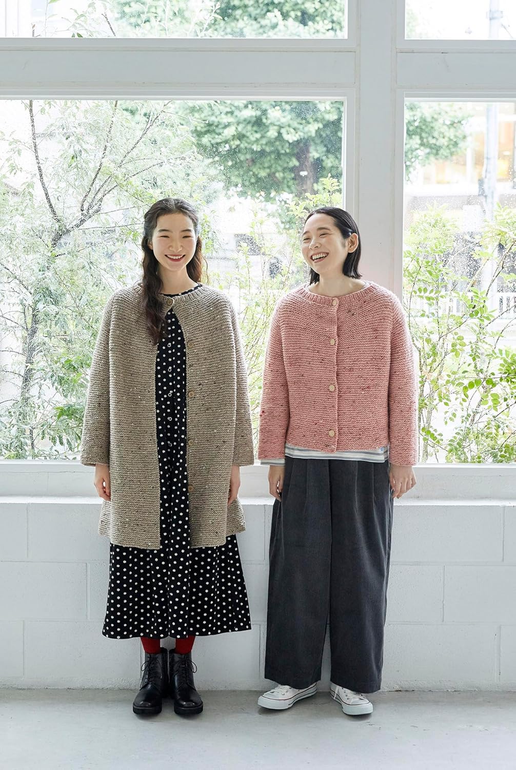 No seams, knit from the neck, top-down knit - Japanese Craft Book