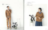 Unisex design knit that can be knitted in S, M, L, LL sizes Japanese Craft Book