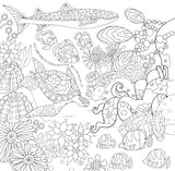 A beautiful coloring book with a story: A romantic journey Japanese Coloring Book