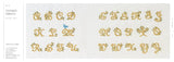 Alphabet embroidery design collection Japanese Craft Book