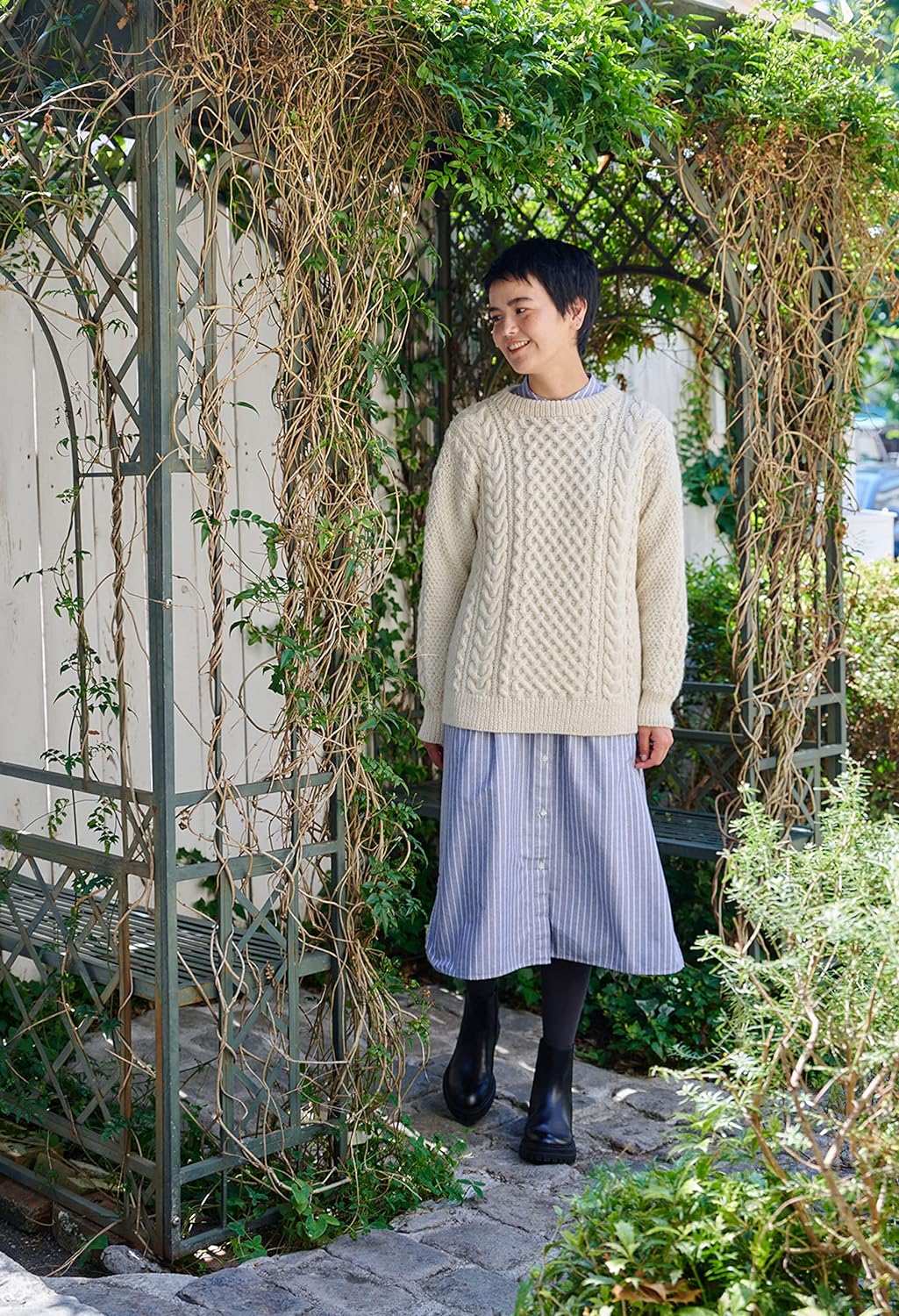 Enjoy Aran Pattern Knitwear - Japanese Craft Book