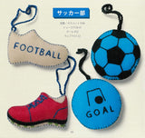 Club activity support charm made with felt from Pipon Japanese Craft Book