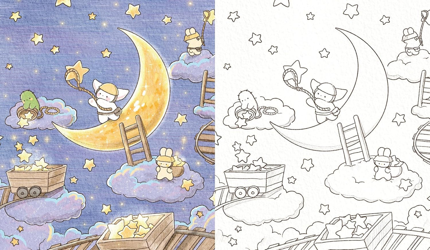 Sogumi's Mysterious Journey Coloring Book: Let's be fluffy! - Japanese Craft Book