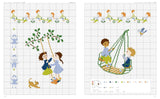 Nostalgic childhood with cross stitch - Japanese Craft Book